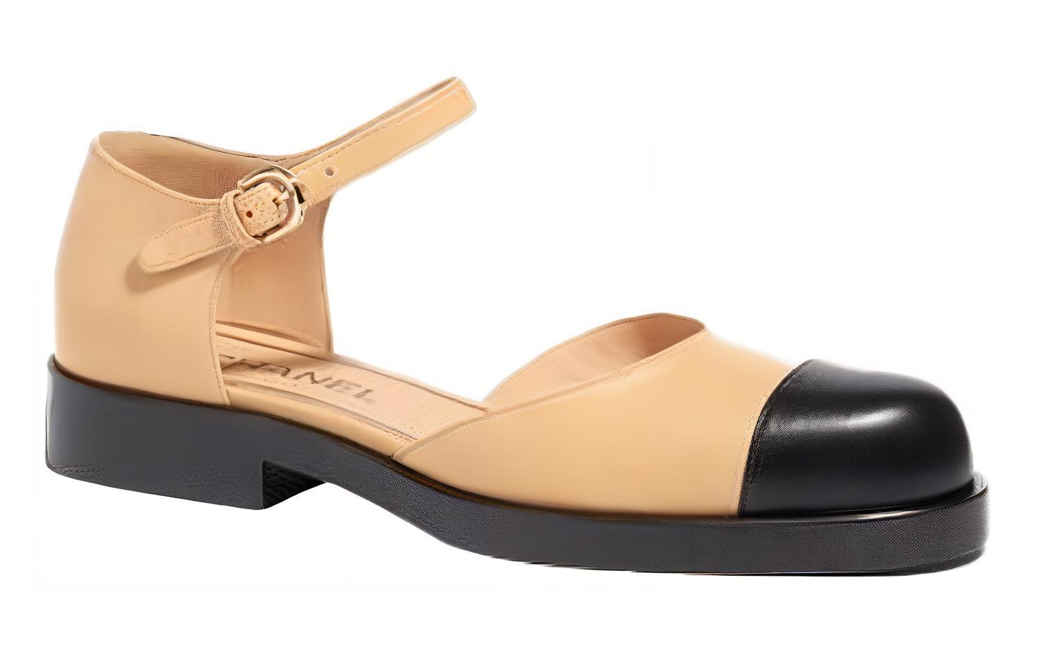 Order (W) Chanel Mary Jane 'Colorblock Negro Beige' G39858-X56903-K5638