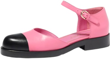 (Women) Chanel Mary Jane 'Black Pink Colorblock' G39858-X56903-K5643 (Women) Chanel Mary Jane 'Black Pink Colorblock' G39858-X56903-K5643