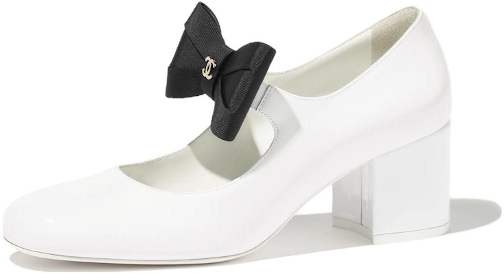 (Women) Chanel Mary Jane 'Patent Leather White' G45356-B15113-NT688 Buy (Women) Chanel Mary Jane 'Patent Leather White' G45356-B15113-NT688