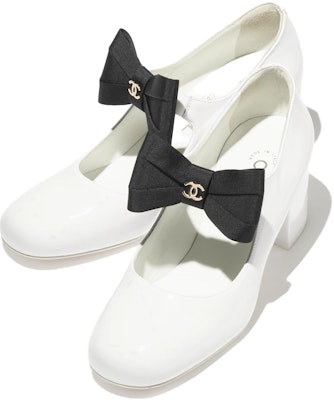 (W) 샤넬 '화이트 에나멜' 메리 제인 G45356-B15113-NT688 Order (W) 샤넬 '화이트 에나멜' 메리 제인 G45356-B15113-NT688