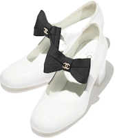 CHANEL香奈兒 漆皮 舒適百搭 粗跟 瑪麗珍鞋 女款 白色 Order CHANEL香奈兒 漆皮 舒適百搭 粗跟 瑪麗珍鞋 女款 白色