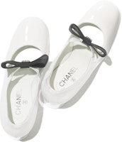 CHANEL香奈兒 漆皮 舒適百搭 粗跟 瑪麗珍鞋 女款 白色 Lookbook CHANEL香奈兒 漆皮 舒適百搭 粗跟 瑪麗珍鞋 女款 白色