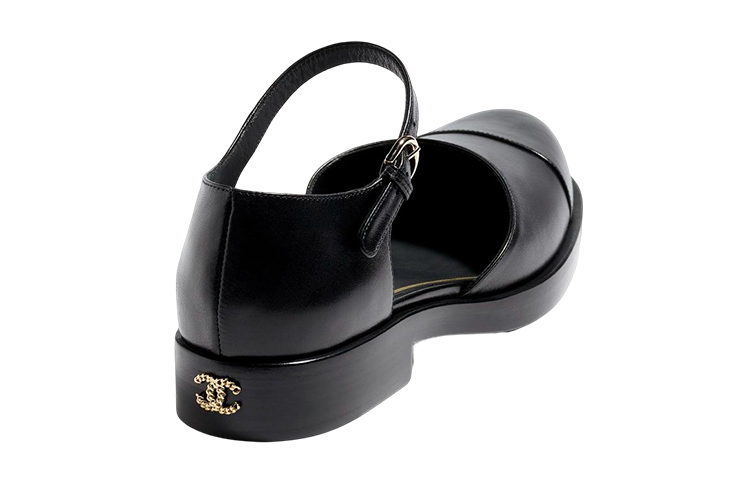 Shop (W) Chanel Mary Jane Hitam 'Tumit Blok Fesyen Gesper' G39858-X56903-94305