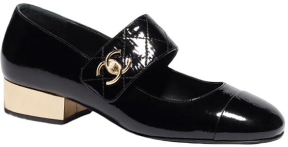 (W) 샤넬 로고 버클 블랙 에나멜 메리제인 G39732-X56929-94305 Order (W) 샤넬 로고 버클 블랙 에나멜 메리제인 G39732-X56929-94305