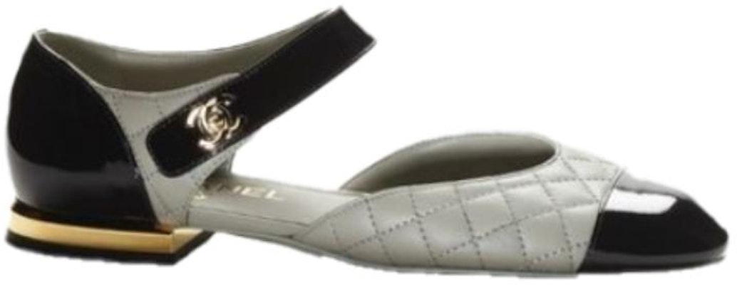 (Women) Chanel Mary Jane Block Heel - Black Grey 'French Minimalist Comfort' G38441-B13220-NP021 Order (Women) Chanel Mary Jane Block Heel - Black Grey 'French Minimalist Comfort' G38441-B13220-NP021