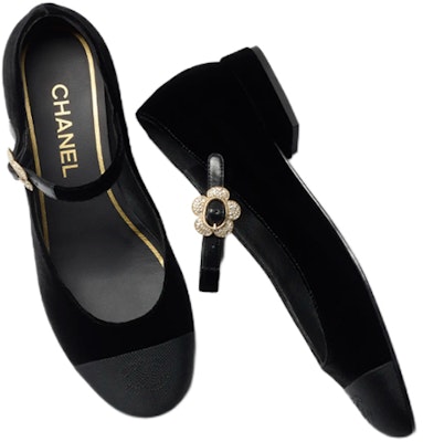 (W) Chanel Mary Jane Rata 'Belud Hitam' G39582-Y56213-94305 Shop (W) Chanel Mary Jane Rata 'Belud Hitam' G39582-Y56213-94305