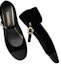 Shop (W) Chanel Mary Jane Rata 'Belud Hitam' G39582-Y56213-94305