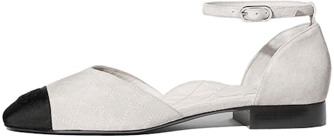 (Women) Chanel Mary Jane Flats 'Light Grey' G36048-Y51052-C2632 (Women) Chanel Mary Jane Flats 'Light Grey' G36048-Y51052-C2632
