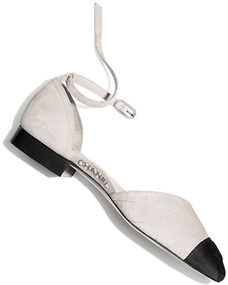 (Women) Chanel Mary Jane Flats 'Light Grey' G36048-Y51052-C2632 Order (Women) Chanel Mary Jane Flats 'Light Grey' G36048-Y51052-C2632