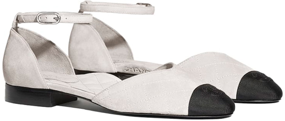 (Women) Chanel Mary Jane Flats 'Light Grey' G36048-Y51052-C2632 Lookbook (Women) Chanel Mary Jane Flats 'Light Grey' G36048-Y51052-C2632
