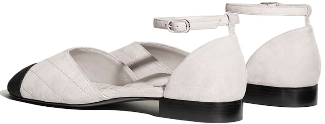 (Women) Chanel Mary Jane Flats 'Light Grey' G36048-Y51052-C2632 Shop (Women) Chanel Mary Jane Flats 'Light Grey' G36048-Y51052-C2632