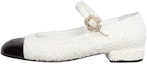 Buy (W) Chanel Mary Jane Flats 'Putih' G39582-Y56215-K5183