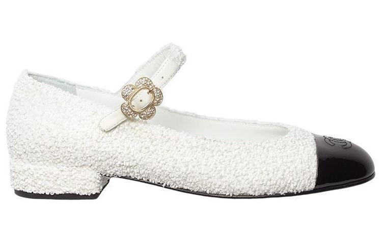 Order (W) Chanel Bailarinas Mary Jane 'Blancas' G39582-Y56215-K5183