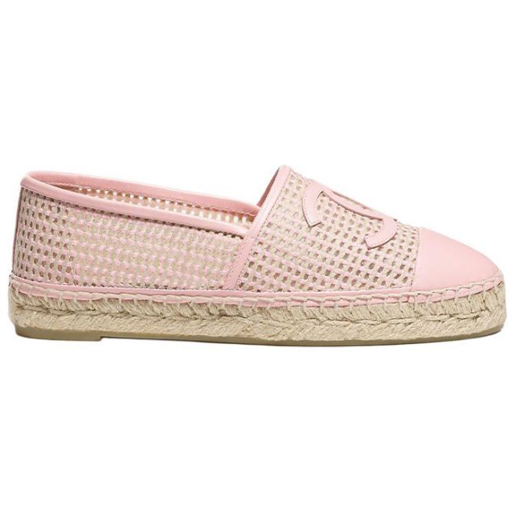 Lookbook (W) Chanel Mesh Leren Fisherman Schoenen ''Lichtroze'' G37302-Y55183-K2719