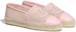 Shop (W) Chanel Mesh Leren Fisherman Schoenen ''Lichtroze'' G37302-Y55183-K2719