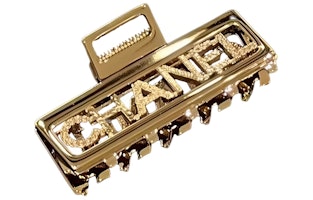 (Women) CHANEL Metal Letter Hair Clip for Women in Gold. AB7817-B07828-NH337 (Women) CHANEL Metal Letter Hair Clip for Women in Gold. AB7817-B07828-NH337