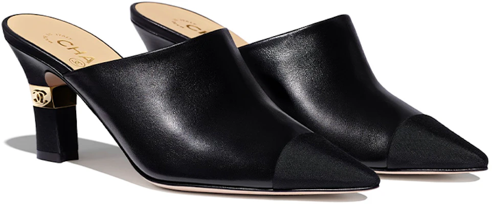 (W) Chanel Mule ''Zoccoli in Pelle Nera di Agnello con Tacco Alto'' G36042-Y53736-94305 Order (W) Chanel Mule ''Zoccoli in Pelle Nera di Agnello con Tacco Alto'' G36042-Y53736-94305