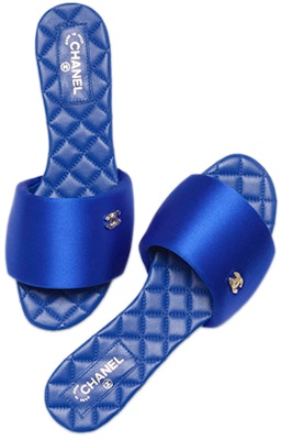 (Women) Chanel Mule 'Fashion Satin Blue' G38858-X56474-0N104 Shop (Women) Chanel Mule 'Fashion Satin Blue' G38858-X56474-0N104