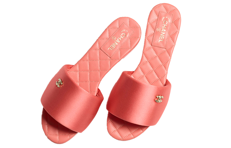 (W) Chanel Mule 'Orange Satin' 圖 2