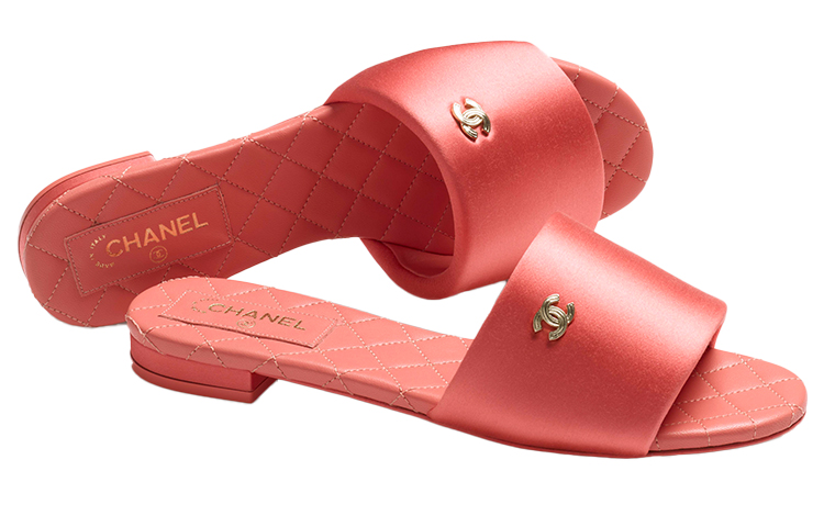 (W) Chanel Mule 'Orange Satin' 圖 4