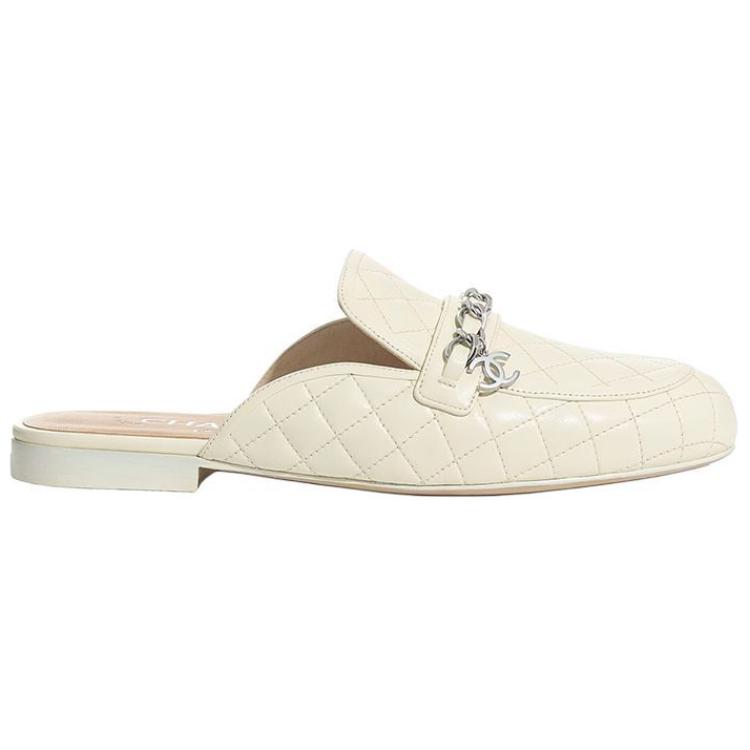 (W) Chanel Mule Flats 'Milk White' 圖 2