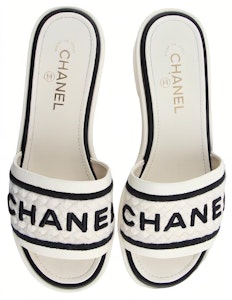 (W) 香奈儿穆勒鞋 '象牙黑' G36557-Y54392-C2666 Order (W) 香奈儿穆勒鞋 '象牙黑' G36557-Y54392-C2666