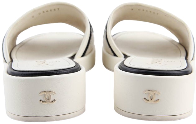 (Women) Chanel Mules 'Ivory Black' G36557-Y54392-C2666 Details for (Women) Chanel Mules 'Ivory Black' G36557-Y54392-C2666