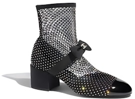 (W) 샤넬 네트 삭 부츠 (블랙, 5.5cm 굽) G40097-Y56614-K5929 Lookbook (W) 샤넬 네트 삭 부츠 (블랙, 5.5cm 굽) G40097-Y56614-K5929