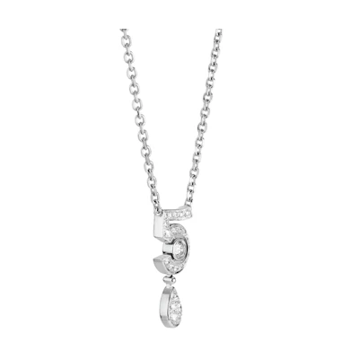 (Women) CHANEL No.5 Series Classic Gold Necklace for Women. J11991