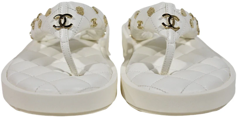 (W) Chanel Open Toe Platte Sandalen ''Beige'' G39860-X01000-0S687 Lookbook (W) Chanel Open Toe Platte Sandalen ''Beige'' G39860-X01000-0S687