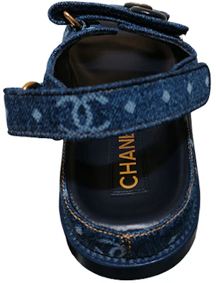 (W) 샤넬 오픈토 벨크로 '블루 패션 샌들' G35927-X56947-0S943 Shop (W) 샤넬 오픈토 벨크로 '블루 패션 샌들' G35927-X56947-0S943