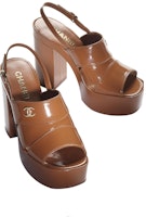 (W) Chanel Sandalia de Charol 10.5cm 'Simple de Una Correa' G45016-B13070-NO826 Order (W) Chanel Sandalia de Charol 10.5cm 'Simple de Una Correa' G45016-B13070-NO826