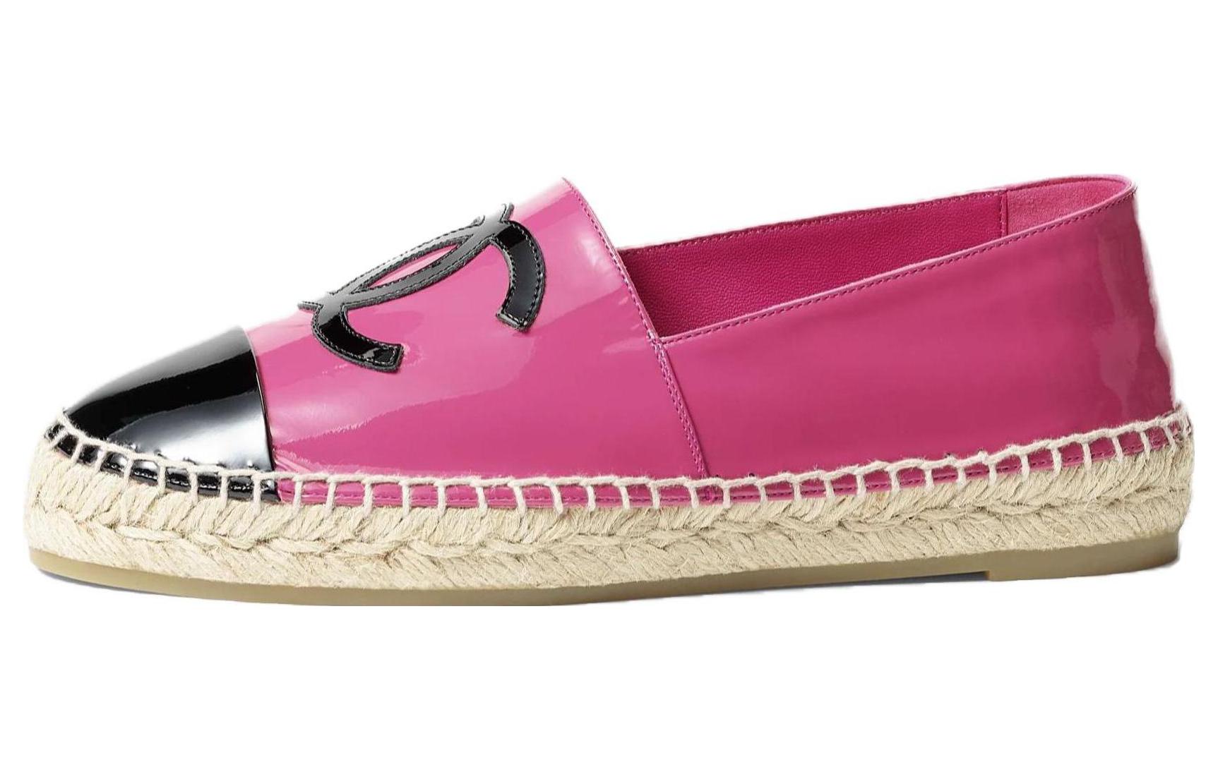 (W) Chanel Patent Leather Round Toe 'Fisherwoman Peach'