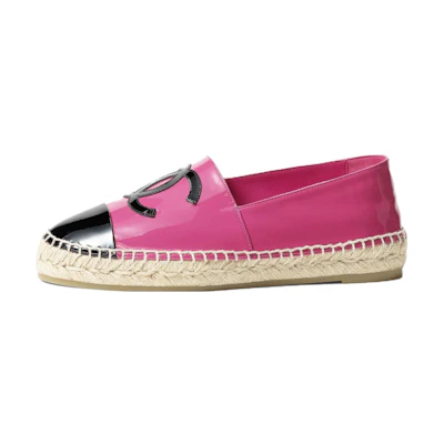 (W) Chanel Patent Leather Round Toe 'Fisherwoman Peach'