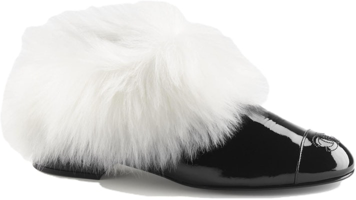 (Women) Chanel Patent Leather Round Toe Slip-On 'Black' G45177-B14081-NR442 Order (Women) Chanel Patent Leather Round Toe Slip-On 'Black' G45177-B14081-NR442