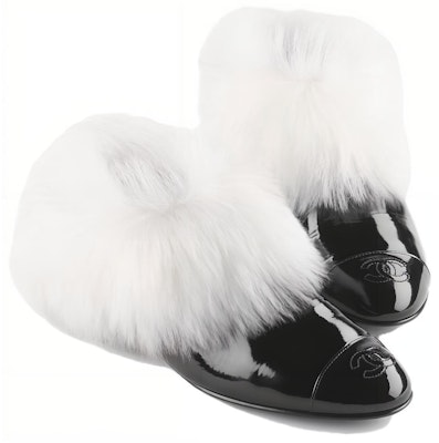 (Women) Chanel Patent Leather Round Toe Slip-On 'Black' G45177-B14081-NR442 Shop (Women) Chanel Patent Leather Round Toe Slip-On 'Black' G45177-B14081-NR442