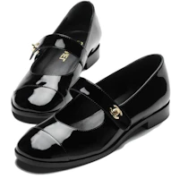 Lookbook (W) Chanel Sepatu Slip-On Kulit Hitam Mengkilap 'Casual Flat' G45280-B14453-94305