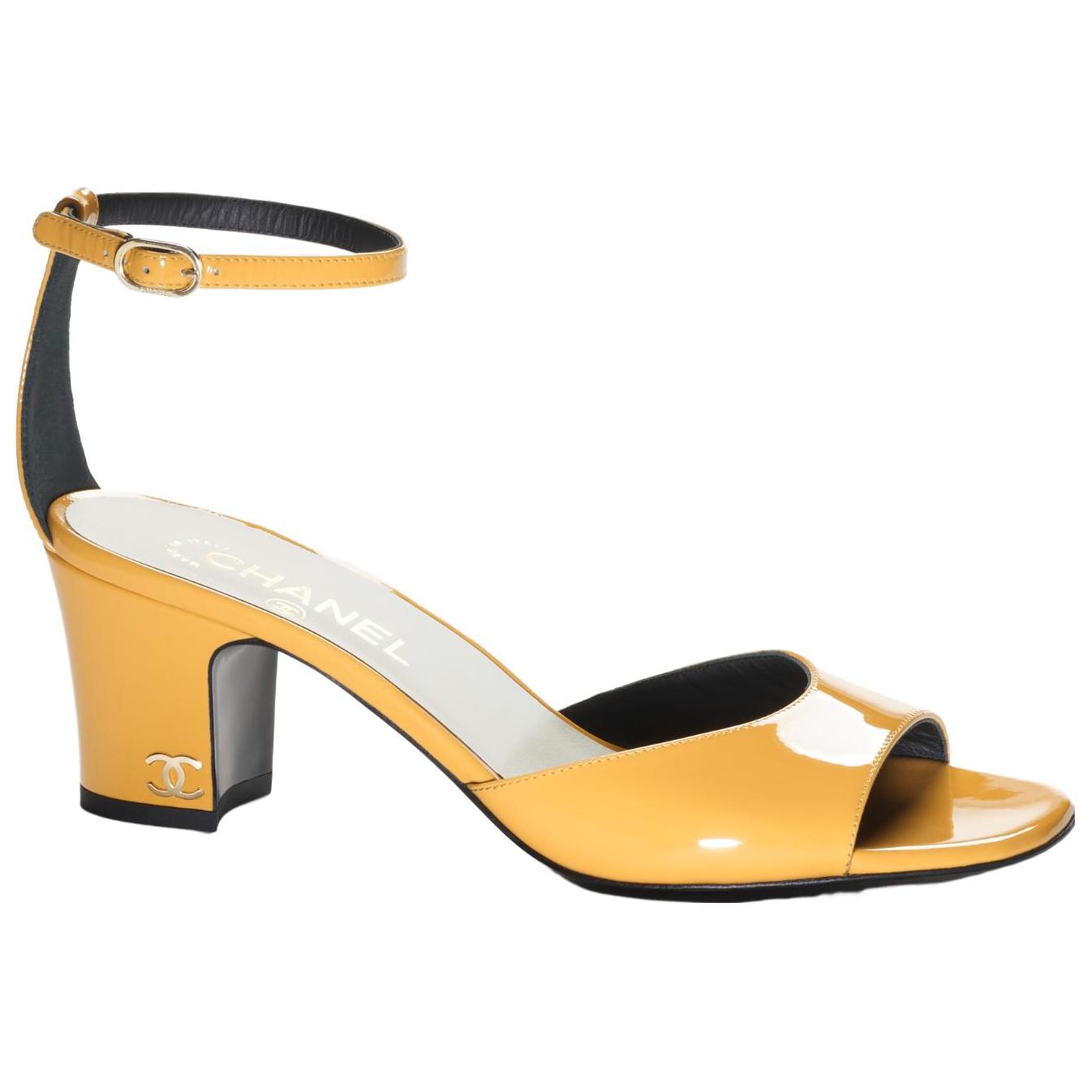 (W) Chanel Patent Leather Sandals 'Sleek Fashion High Heel' 圖 2