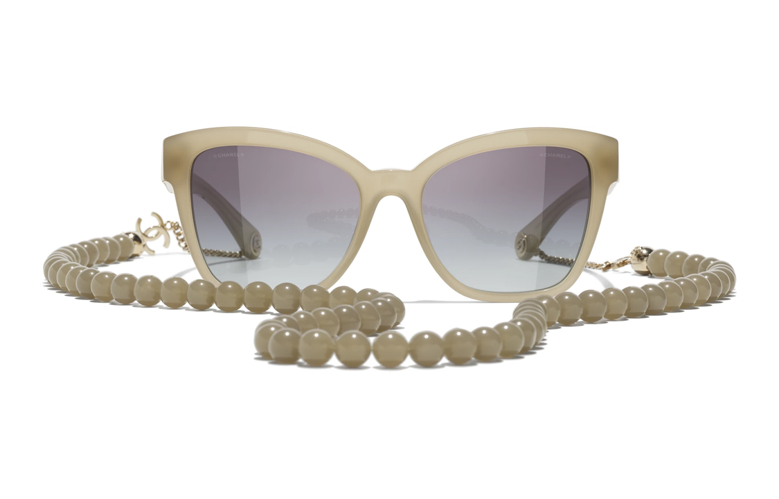 (Women) CHANEL Pearl Necklace Butterfly Sunglasses Asia Fit CH5487A 1719S6 圖 3