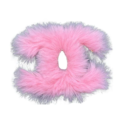(Women) CHANEL Pink Fur Double C Brooch Accessory 24C New款 ABC604-B15364-NU421