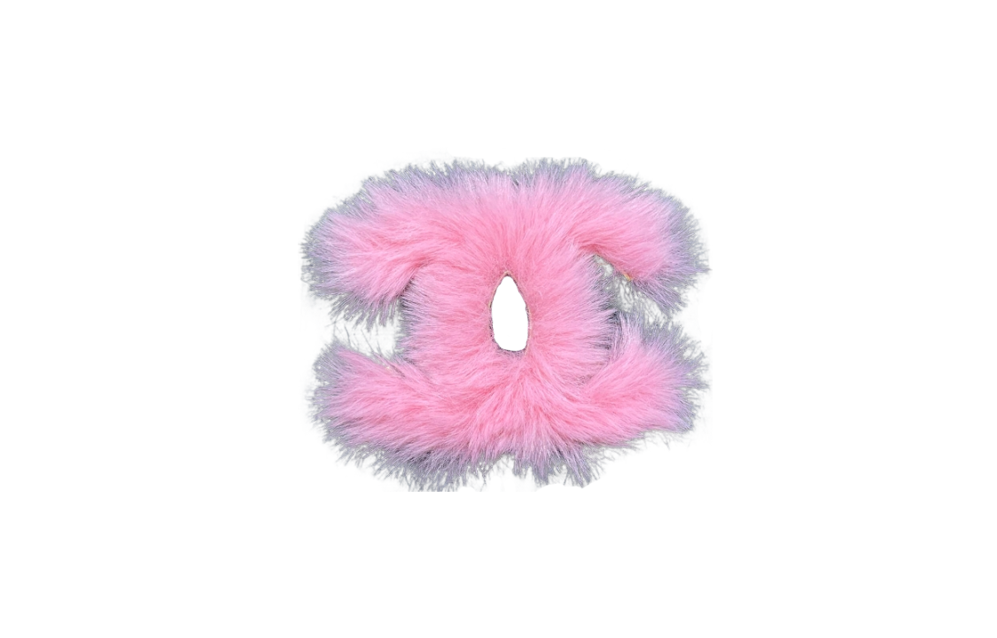 (Women) CHANEL Pink Fur Double C Brooch  Accessory 24C New款 ABC604-B15364-NU421 圖 2