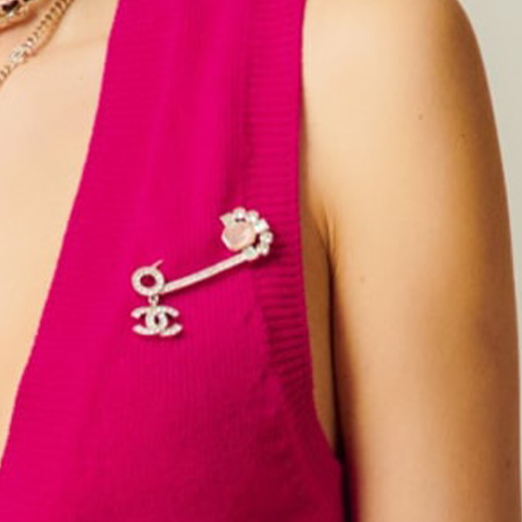 (Women) CHANEL Pink Pin Brooch for Women - Pink AB9344-B09078-NK202 圖 5