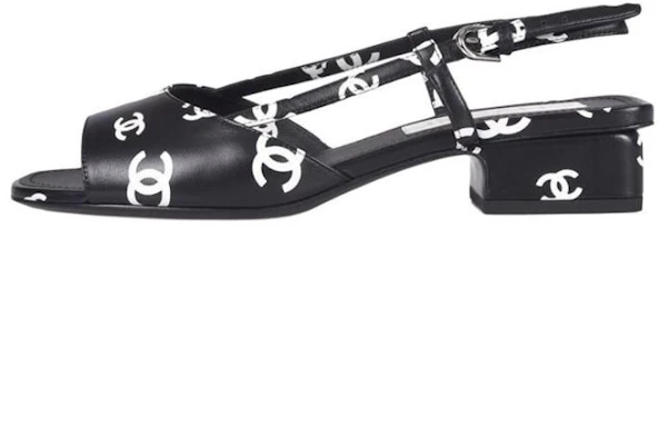 (W) Chanel Gedrukte Chunky Hak Fashion Slide ''Zwart en Wit'' G38976-X56530-K4210 Buy (W) Chanel Gedrukte Chunky Hak Fashion Slide ''Zwart en Wit'' G38976-X56530-K4210