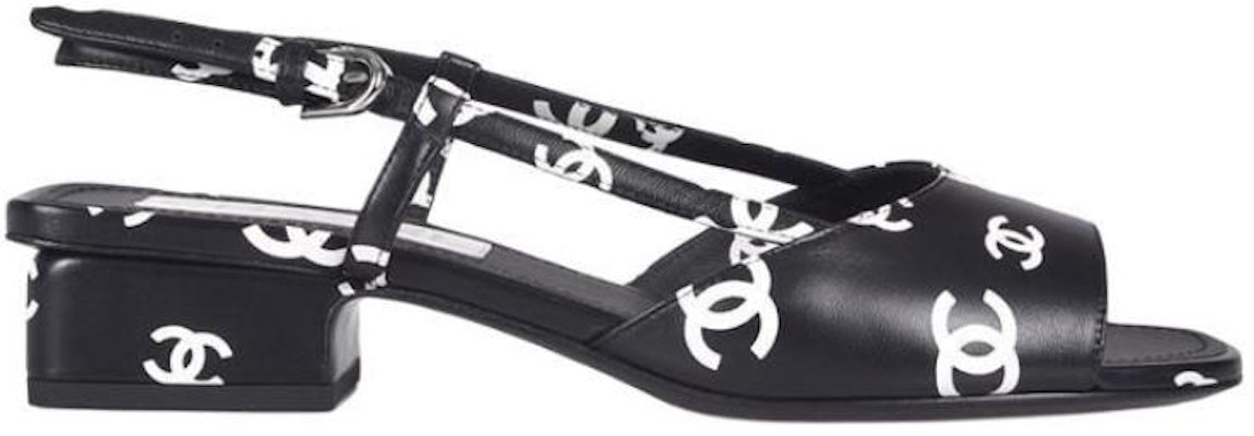 (W) 샤넬 흑백 프린트 청키 힐 슬라이드 G38976-X56530-K4210 Order (W) 샤넬 흑백 프린트 청키 힐 슬라이드 G38976-X56530-K4210