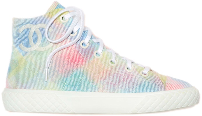 (Women) Chanel Printed Fabric Sneaker 'Pastel Multi-Color' G38280-X56403-K3843 Order (Women) Chanel Printed Fabric Sneaker 'Pastel Multi-Color' G38280-X56403-K3843