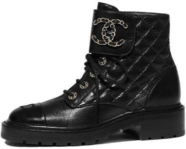 (W) Boot Kulit Hitam Chanel Quilted Combat G36424-X56232-94305 Buy (W) Boot Kulit Hitam Chanel Quilted Combat G36424-X56232-94305
