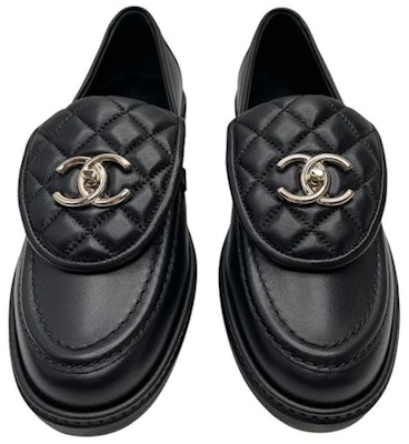 (W) Loafer Kulit Hitam Wanita Quilted Chanel G36646-X56469-94305-/-G36646-X01000-94305 Order (W) Loafer Kulit Hitam Wanita Quilted Chanel G36646-X56469-94305-/-G36646-X01000-94305