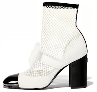 (W) 香奈儿 Resille 90毫米玛丽珍鞋 白色黑色 漆皮小牛皮 G40093-Y56613-K5928 Buy (W) 香奈儿 Resille 90毫米玛丽珍鞋 白色黑色 漆皮小牛皮 G40093-Y56613-K5928