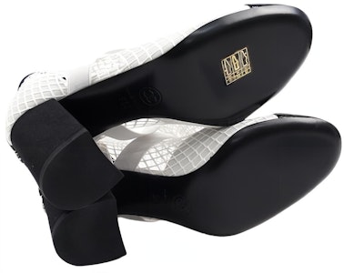 (W) 香奈儿 Resille 90毫米玛丽珍鞋 白色黑色 漆皮小牛皮 G40093-Y56613-K5928 Purchase (W) 香奈儿 Resille 90毫米玛丽珍鞋 白色黑色 漆皮小牛皮 G40093-Y56613-K5928