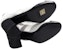 (W) Chanel Resille 90mm Mary Janes Putih Hitam Kulit Berkilat G40093-Y56613-K5928